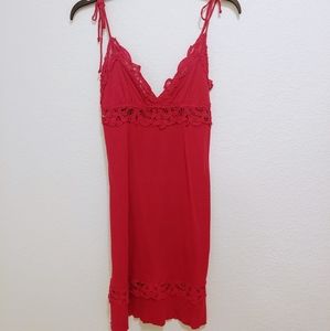 Red Lace Dress